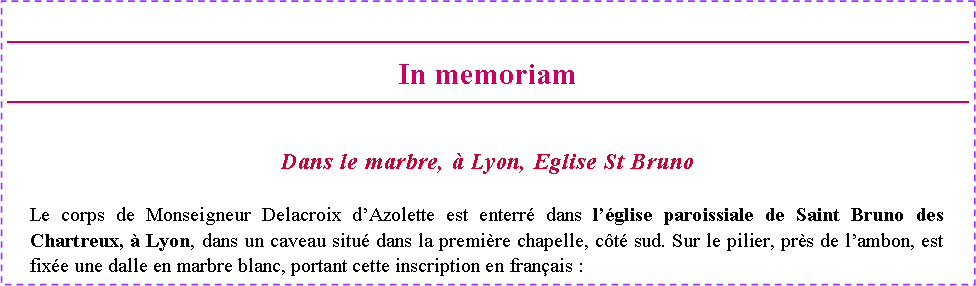 Dans le marbre à Lyon
